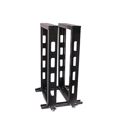 42U IT Open Frame Server Network Relay Rack 600mm Βαθμός με Casters SPCC Χάλυβα από ψυχρό έλασμα