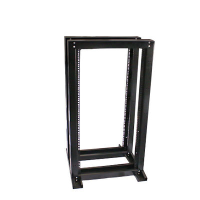 42U IT Open Frame Server Network Relay Rack 600mm Βαθμός με Casters SPCC Χάλυβα από ψυχρό έλασμα