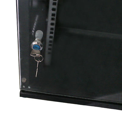 19 ιντσών 6U Server Rack Data Wall Mounted Network Cabinets με έξυπνη κλειδαριά και καρτέλα