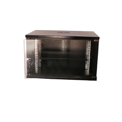 Δύο κλειδαριές κλειδώματος 6U τοίχος Mount Network Rack 19 ιντσών Rack υπολογιστή μικρό ντουλάπι δικτύου