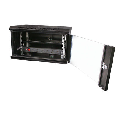 Προσαρμοσμένα ράφια 19 ιντσών 6U Wall Mount Network Open Cabinet με προαιρετική υπηρεσία OEM
