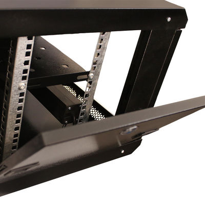 Προσαρμοσμένα ράφια 19 ιντσών 6U Wall Mount Network Open Cabinet με προαιρετική υπηρεσία OEM