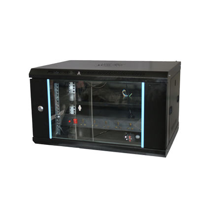Προσαρμοσμένα ράφια 19 ιντσών 6U Wall Mount Network Open Cabinet με προαιρετική υπηρεσία OEM