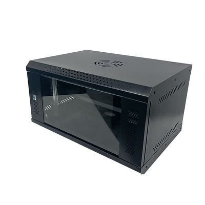 Ιδιωτικό Mold 4U τοίχος Mount Network Server Cabinet με γυάλινη πόρτα και αερισμού περίβλημα