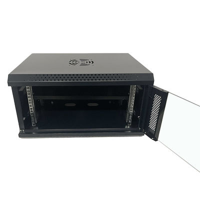 Ιδιωτικό Mold 4U τοίχος Mount Network Server Cabinet με γυάλινη πόρτα και αερισμού περίβλημα