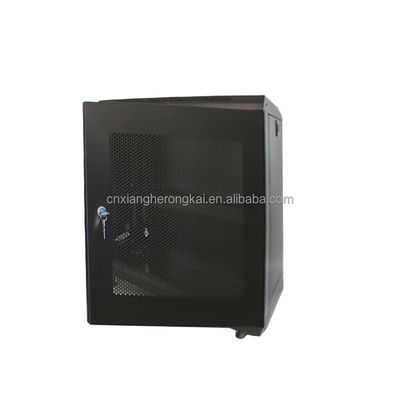 Δύο κλειδαριές κλειδαριού 12U Δίκτυο CCTV Server Rack Cabinet για το πρόγραμμα CCTV