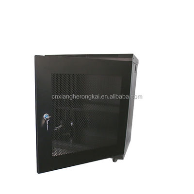 Δύο κλειδαριές κλειδαριού 12U Δίκτυο CCTV Server Rack Cabinet για το πρόγραμμα CCTV