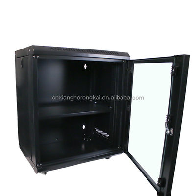 Δύο κλειδαριές κλειδαριού 12U Δίκτυο CCTV Server Rack Cabinet για το πρόγραμμα CCTV
