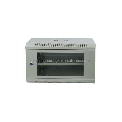 Μίνι Server Rack Glass Door Μικρό DDF 6U τοίχος Mount Δικτυακό ντουλάπι για τα δεδομένα τοίχο κουτί