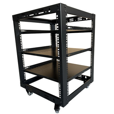 12u Server Rack Double Rivet Rack 19' Rack Mount Rack με SPCC ψυχρό ελαστικό χάλυβα