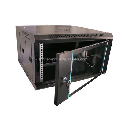 OEM Server Δέχεται Σχεδιασμός 19 ιντσών Single Section 4U Wall Mount Network Rack Cabinet